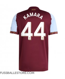Günstige Aston Villa Boubacar Kamara #44 Heimtrikot 2025-26 Kurzarm